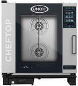 Пароконвектомат UNOX XEVC-0711-GPRM-HT газ купить по низкой цене в Новосибирске | Комплекс Трейд.