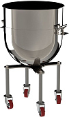 Дежа для планетарного миксера с колесами Vortmax VPM 80