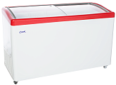 Ларь морозильный Снеж МЛГ-500 красный