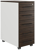Тумба мобильная КОБОР TМ5-40/50 white/charlston