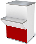 Прилавок расчетно-кассовый неохлаждаемый Марихолодмаш П2629 Нова (красный)
