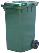 Контейнер для мусора Тара МКТ 240 зеленый (240 л)