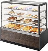 Витрина кондитерская Chilz VETE KUB LUX 130 серый, венге мали