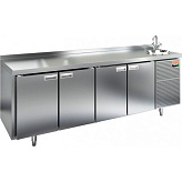 Стол холодильный HICOLD GN 1111/TN 1G с мойкой