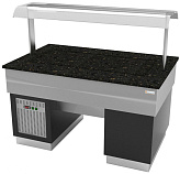 Прилавок с охлаждаемой поверхностью Gastrolux ПО-1610/ПК/SI