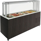 Стол охлаждаемый шведский Enofrigo DOGE SERVITO 1400 PRF ВЕНГЕ A1DOGESPRF14P/W