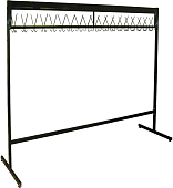 Вешалка гардеробная М163-05 высокая (38 крючков на одном уровне)