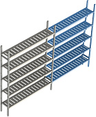 Стеллаж модульный линейный дополнительный POLAIR LOAD.ME POLY 16AL.5PP30.18Е
