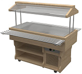 Салат-бар тепловой Gastrolux WoodLine ТМ-187/ПН/W