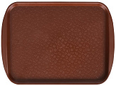 Поднос Luxstahl 330х260 мм коричневый
