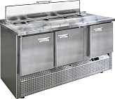 Стол холодильный для салатов Finist СХСнс-700-3(1/3)