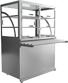 Прилавок холодильный Luxstahl ПХК (С)-1500 Premium (камень)