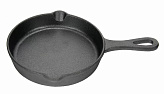 Сковорода порционная круглая с ручкой 13 см, чугун, P.L. Proff Cuisine