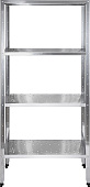 Стеллаж кухонный Luxstahl СРП-1800x900x400